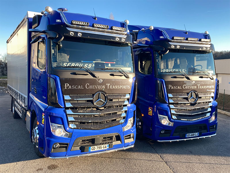 Pascal Chevron Transports, votre transporteur sans rupture de charge pour le Gard, l’Hérault, la Loire et le Rhône | Camions